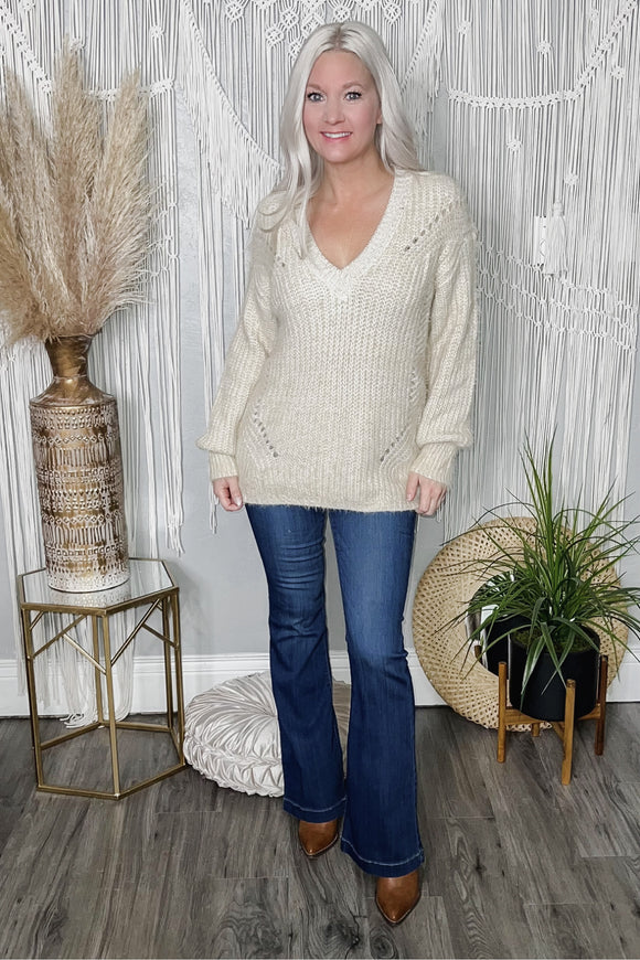 Sweetest Furry Knit Sweater • More Colors