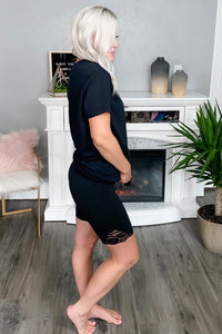 Secrets Lace Biker Shorts