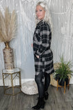 Mariah Plaid Shirt Dress/Jacket
