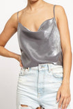 Iridescent Crop Cami